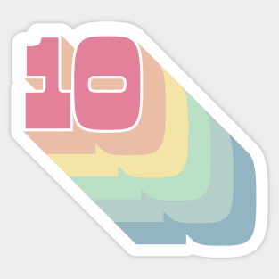 10 Sticker